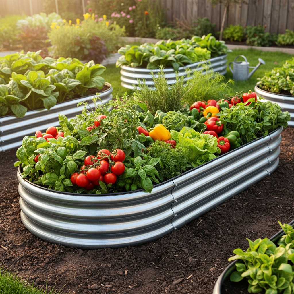 Galvanised Steel Raised Garden Bed – Built for Aussie Backyards!