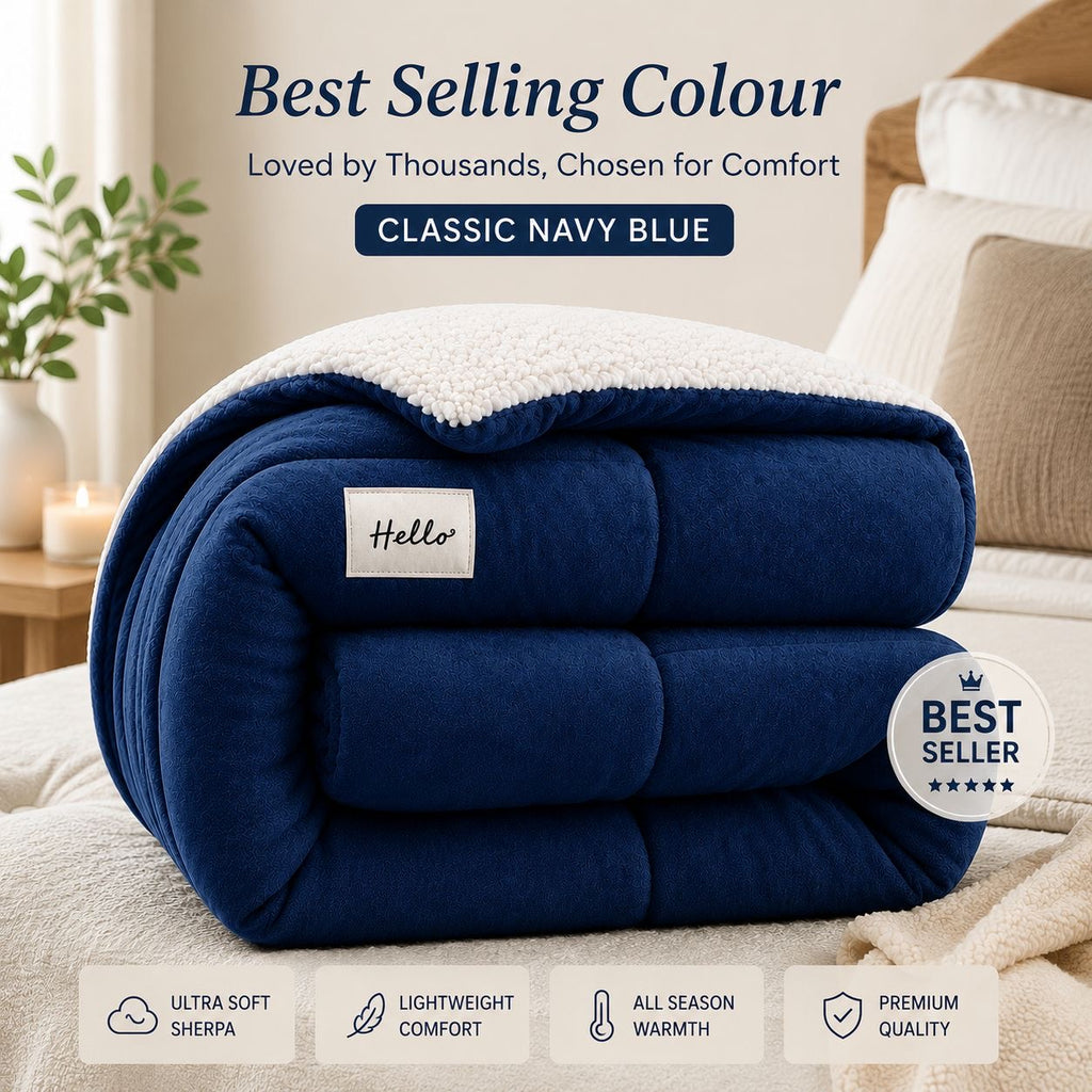 Premium Warm Sherpa Doona- 50% OFF TODAY ONLY
