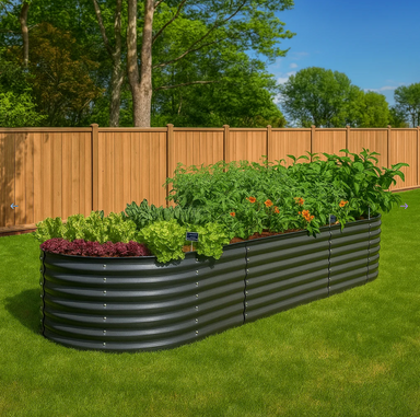 Galvanised Steel Raised Garden Bed – Built for Aussie Backyards!