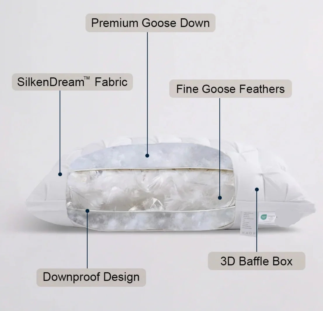 Luxury Goose Down Pillow (Buy 1 Get 1 Free) - Today Only