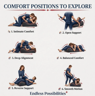 Intimacy Support Pillow - Made for Comfort & Connection