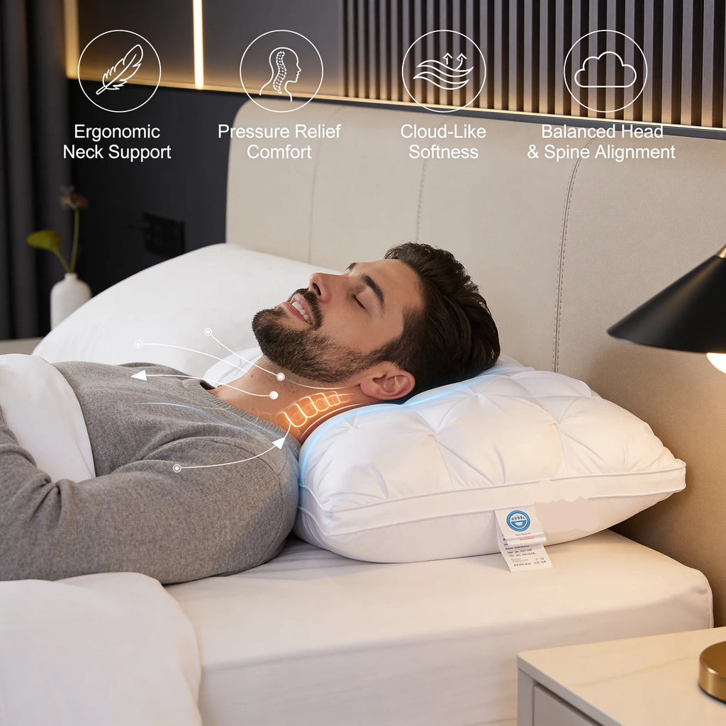 Luxury Goose Down Pillow (Buy 1 Get 1 Free) - Today Only