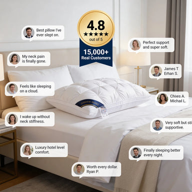 Luxury Goose Down Pillow (Buy 1 Get 1 Free) - Today Only