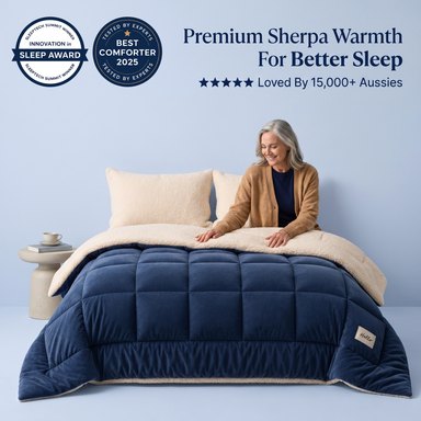 Premium Warm Sherpa Doona- 50% OFF TODAY ONLY